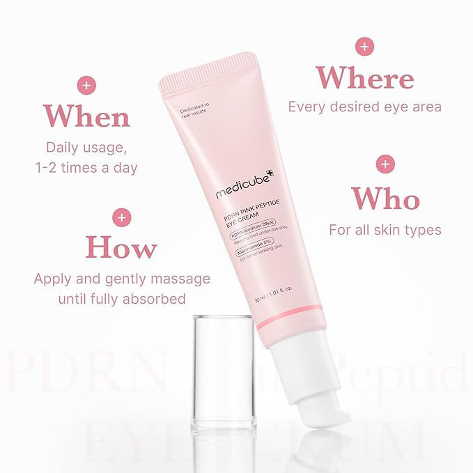 Medicube PDRN Pink Peptide Eye Cream Koan Beauty