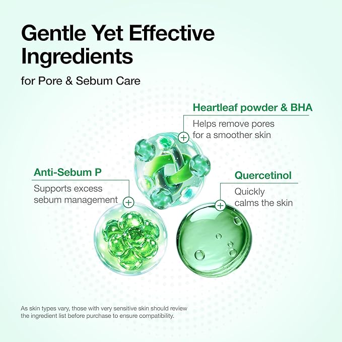 ANUA Heartleaf Quercetinol Pore Deep Cleansing Foam Koan Beauty