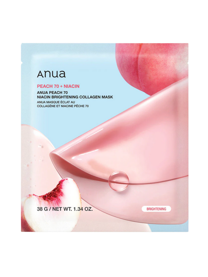 ANUA Peach 70 Niacin Brightening Collagen Mask - Koan Beauty