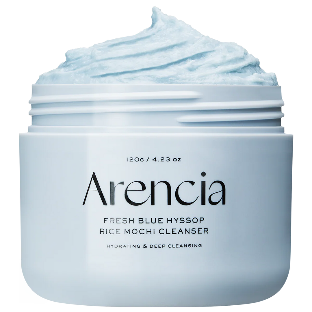 Arencia Fresh Blue Hyssop Rice Mochi Cleanser Koan Beauty