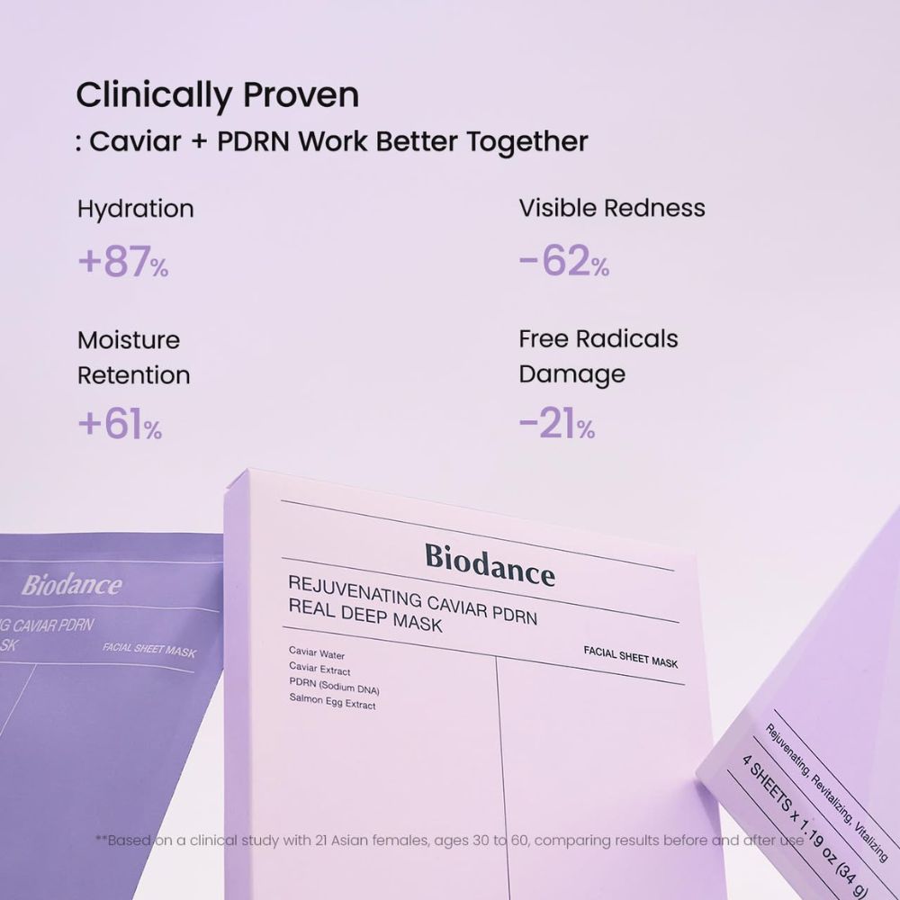 BIODANCE Rejuvenating Caviar PDRN Real Deep Mask, 34g Koan Beauty