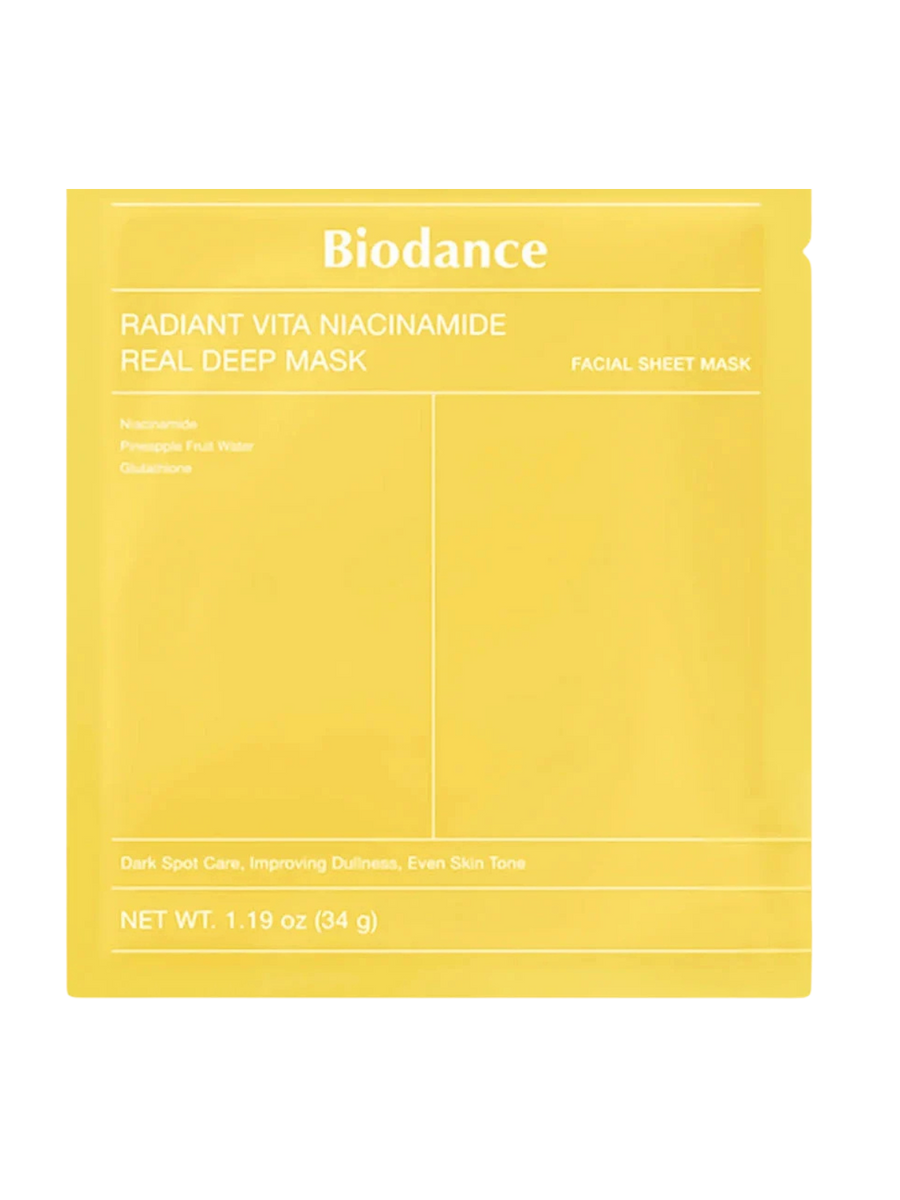 BIODANCE Radiant Vita Niacinamide Real Deep Mask Koan Beauty