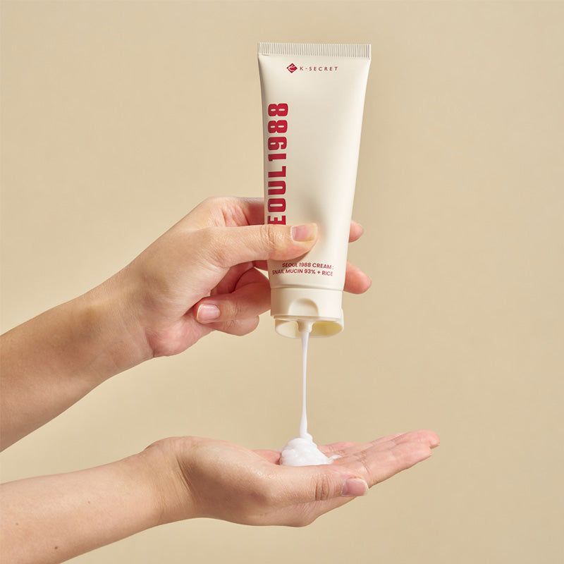 KSecret Seoul 1988 Cream: Snail Mucin 93% + Rice Koan Beauty