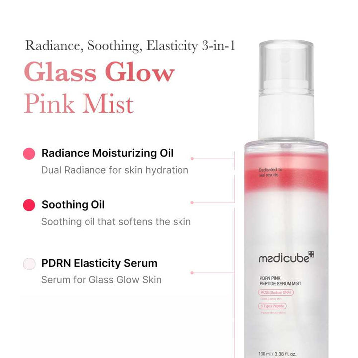 Medicube PDRN Pink Glutathione Serum Mist 100ml Koan Beauty