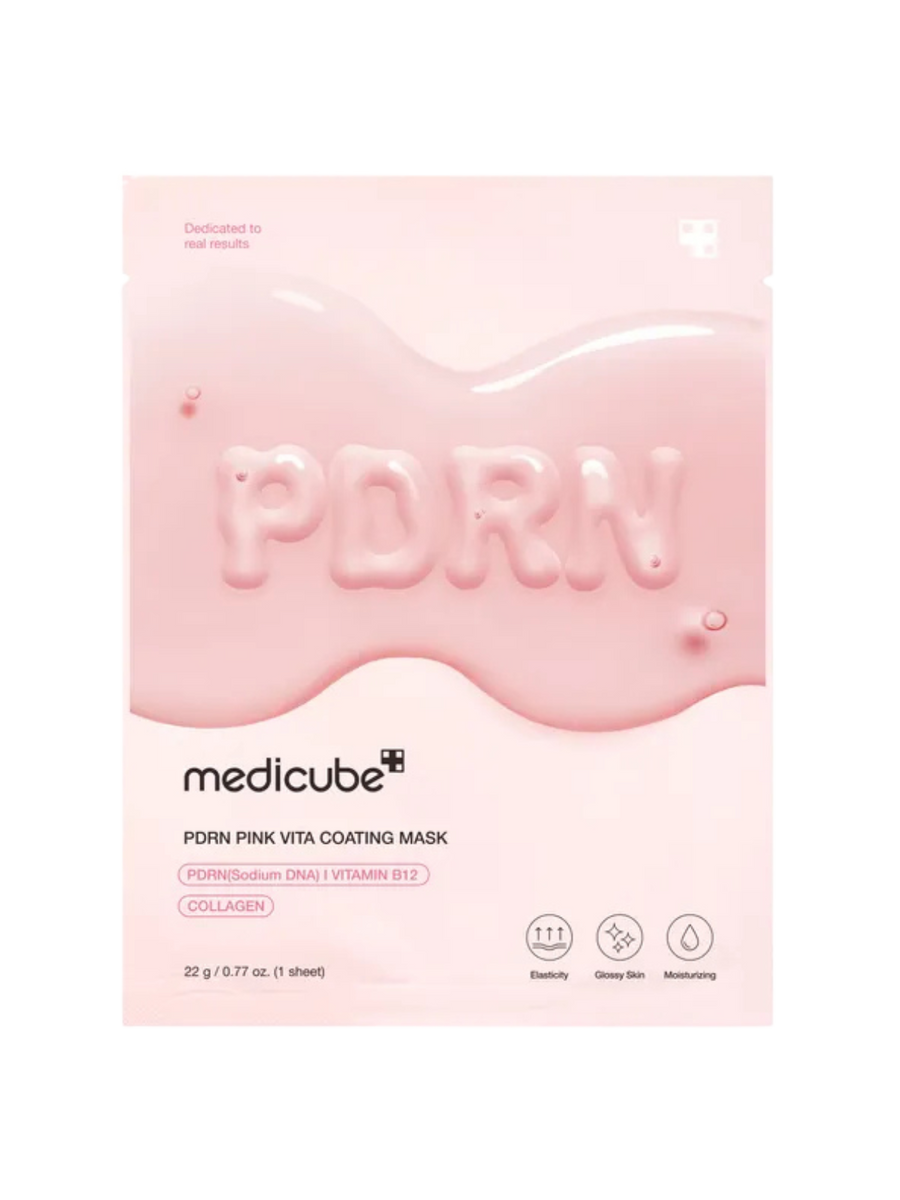 Medicube PDRN Pink Vita Coating Mask (1pcs) Koan Beauty