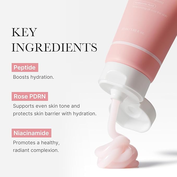 Medicube PDRN Pink Hyaluronic Moisturizing Cream Koan Beauty