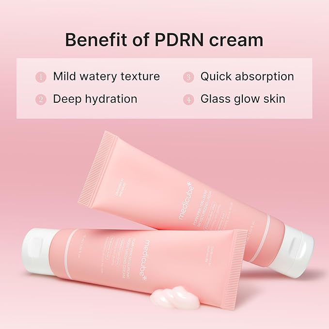 Medicube PDRN Pink Hyaluronic Moisturizing Cream Koan Beauty