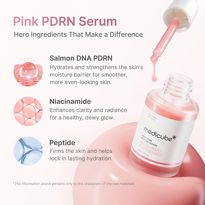 Medicube PDRN Pink Peptide Serum Koan Beauty