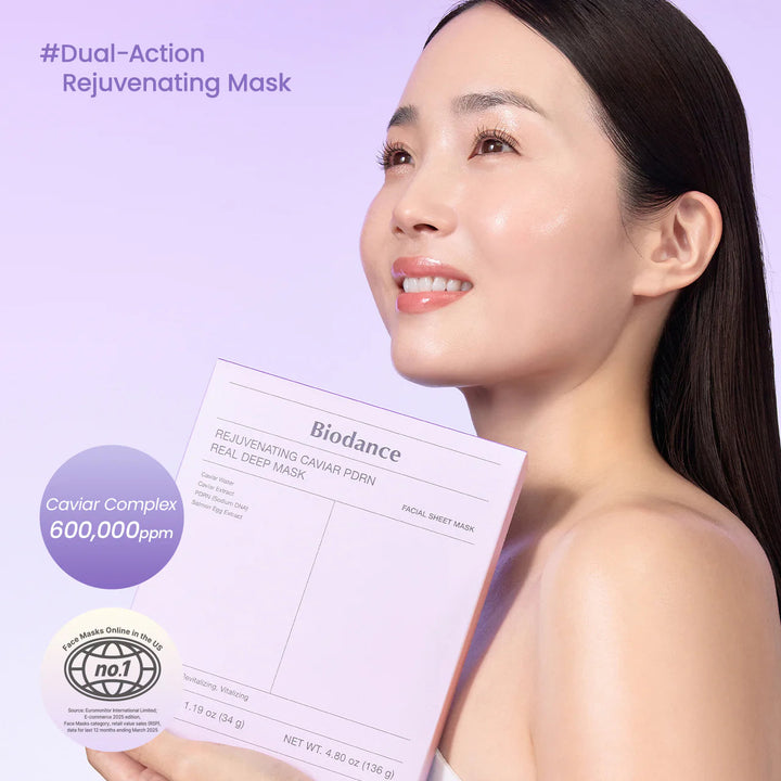 BIODANCE Rejuvenating Caviar PDRN Real Deep Mask, 34g Koan Beauty