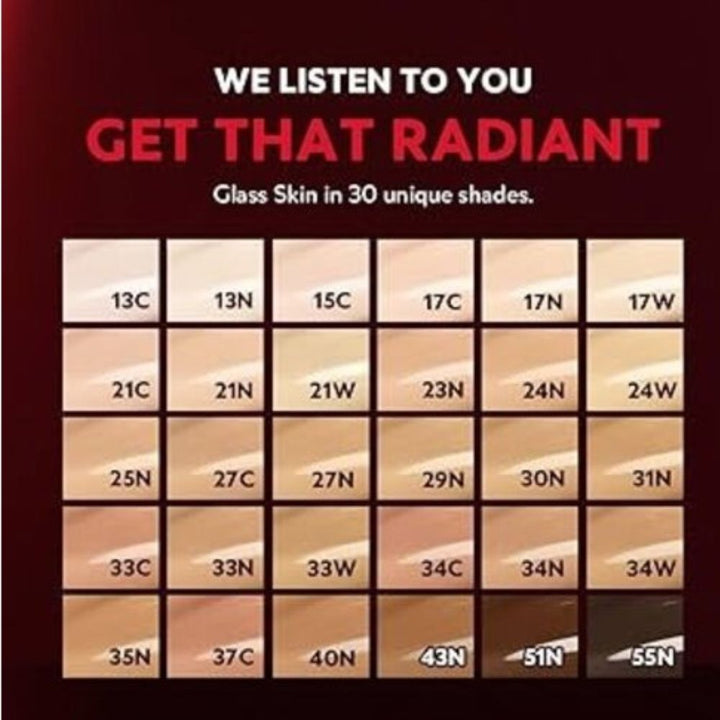 TIRTIR 21W Natural Ivory Fond de ten cu SPF 40 PA++ Mask Fit Red Cushion Koan Beauty