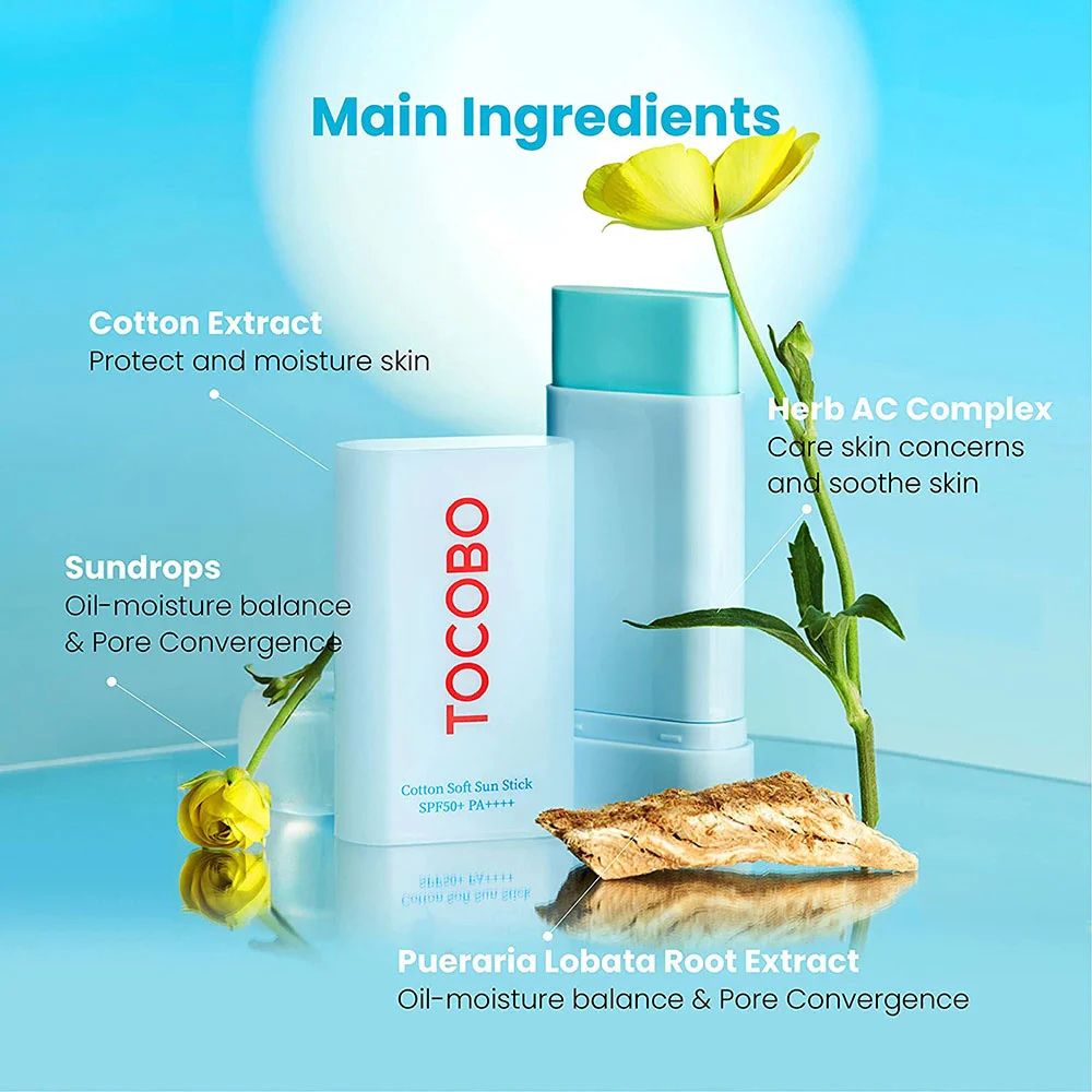 TOCOBO Cotton Soft Sun Stick SPF50+ PA++++ - Koan Beauty