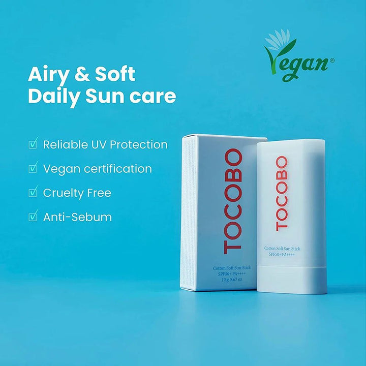 TOCOBO Cotton Soft Sun Stick SPF50+ PA++++ - Koan Beauty