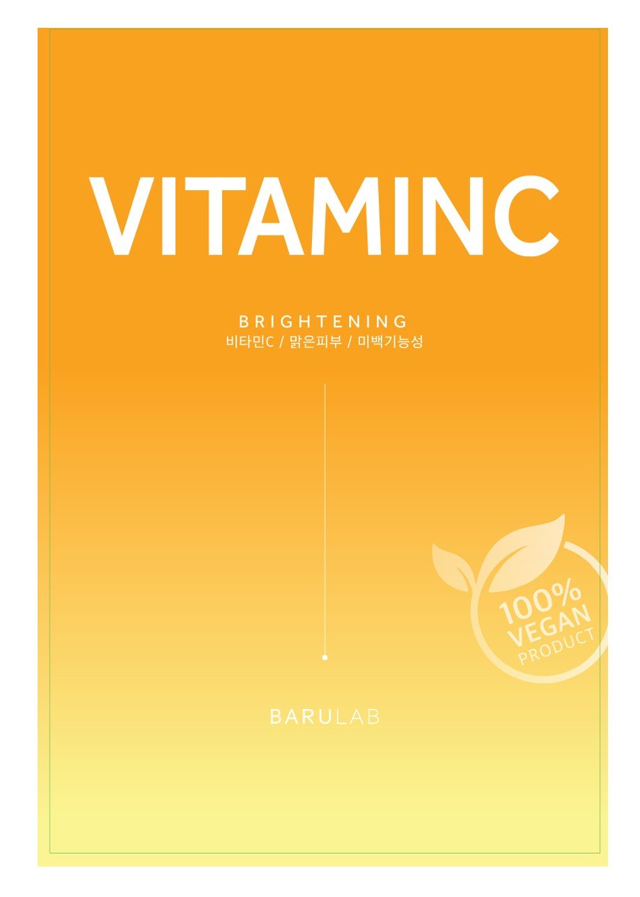 BARULAB The Clean Vegan Mask - VITAMIN C - Koan Beauty - cosmetice coreene - skincare