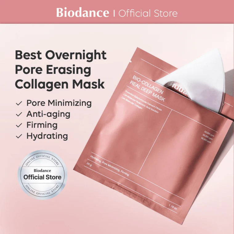 BIODANCE Mască pentru hidratare intensă și fermitate BIO-COLLAGEN - Koan Beauty