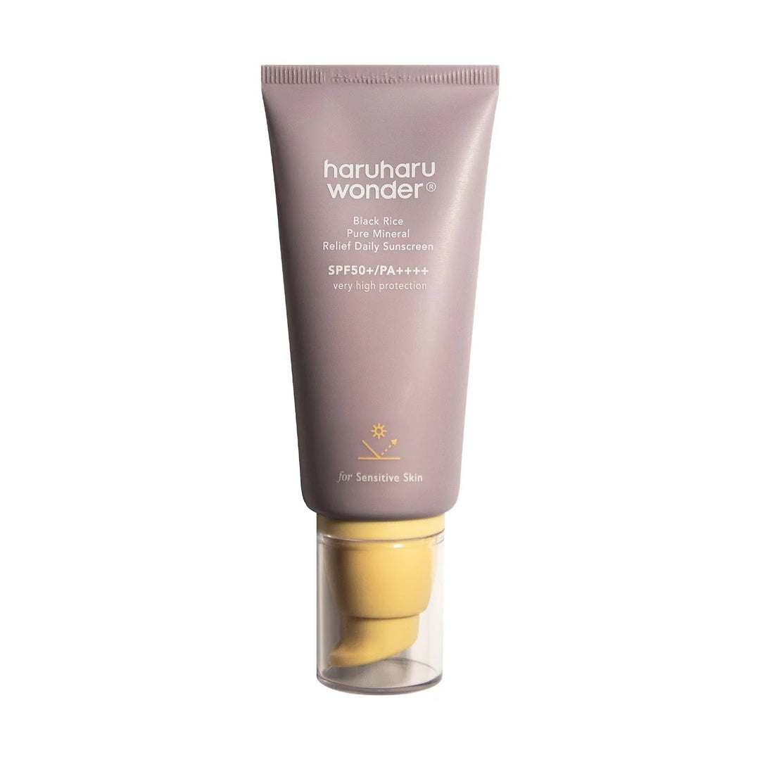 HARU HARU WONDER SPF50+ PA++++ Black Rice Pure Mineral Relief Daily Sunscreen Koan Beauty