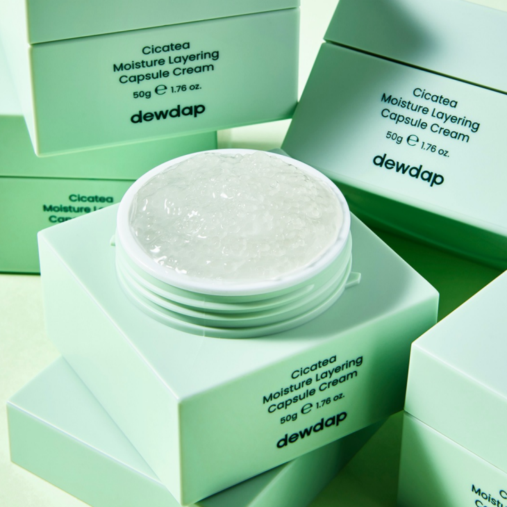 DEWDAP Cicatea Moisture Layering Capsule Cream Koan Beauty