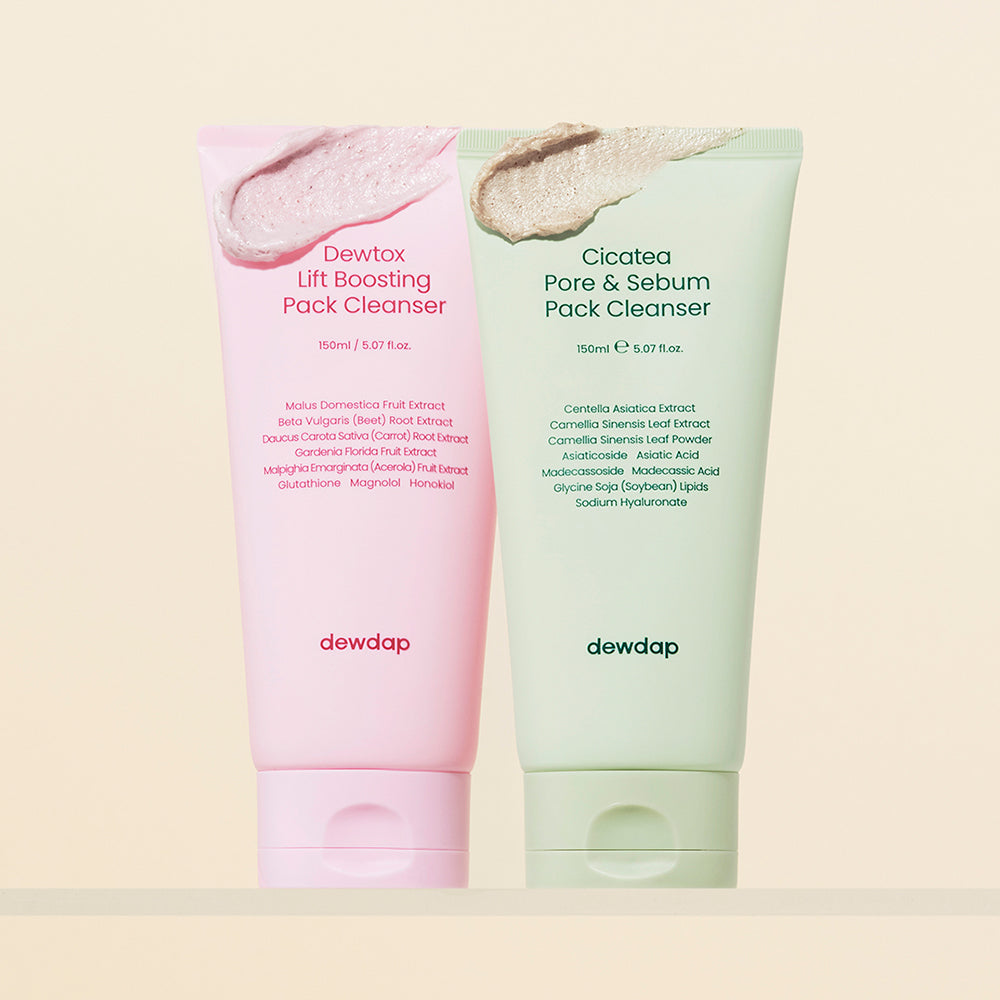 DEWDAP Dewtox + Cicatea Pack Cleansers – Koan Beauty