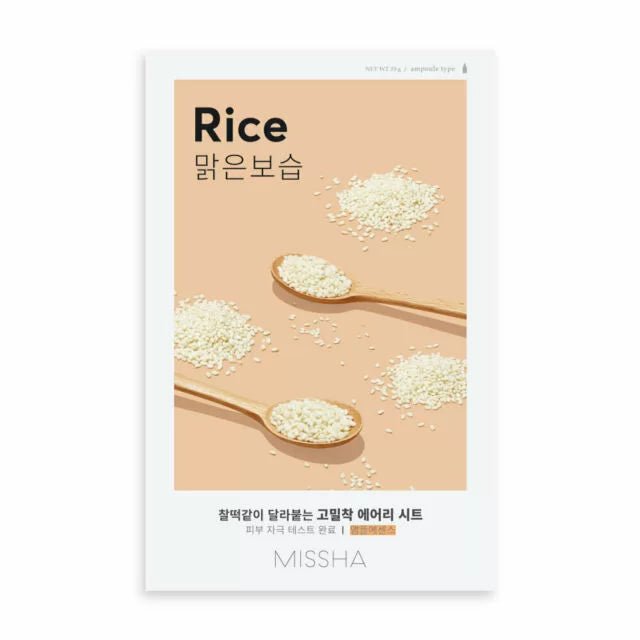 MISSHA Airy Fit Sheet Mask Rice - Koan Beauty - cosmetice coreene - skincare