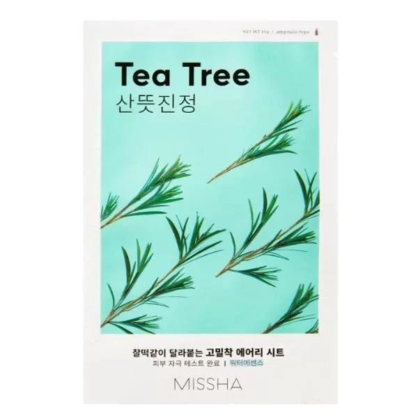 MISSHA Airy Fit Sheet Mask Tea Tree - Koan Beauty - cosmetice coreene - skincare