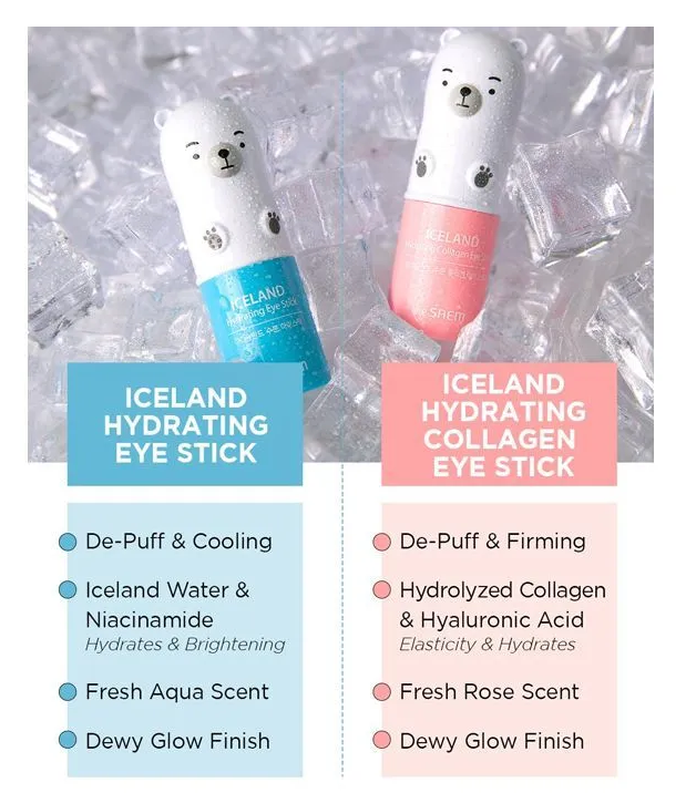 THE SAEM Iceland Hydrating Collagen Eye Stick Koan Beauty