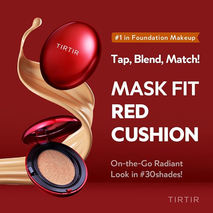 TIRTIR 13W Cream Fond de ten cu SPF 40 PA++ Mask Fit Red Cushion