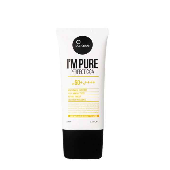 Suntique I'm Pure Perfect Cica SPF 50+ PA++++ - Koan Beauty